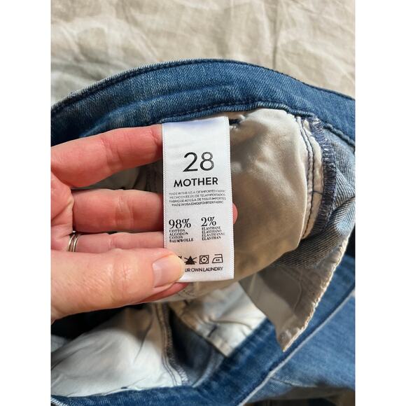 Mother the curfew prep French quarter trouser Jean size 28 - Picture 4 of 11